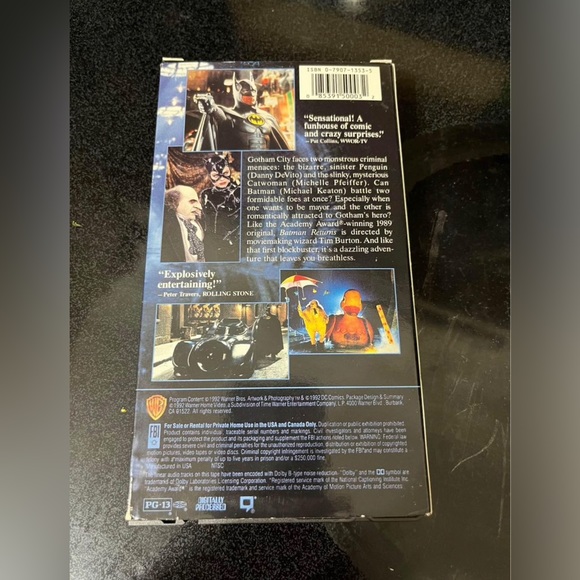 3 for $15 Movies.  Batman Returns - Picture 4 of 4
